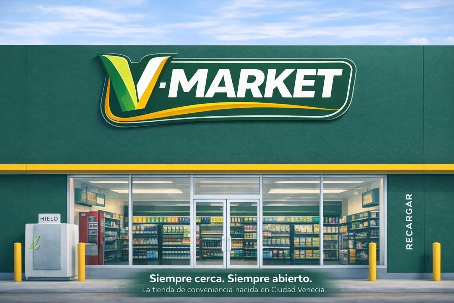 Fachada Tienda V-Market